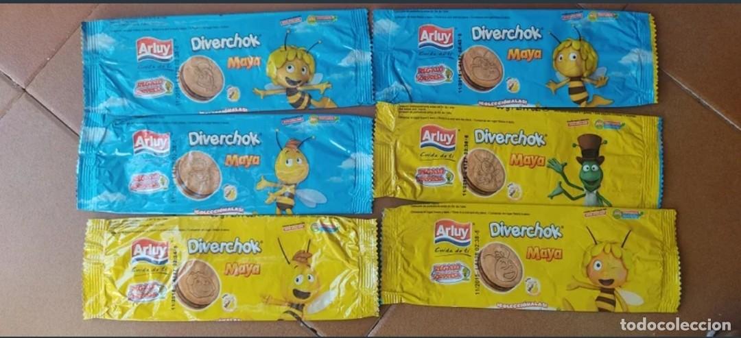 Coleccionismo: Lote envoltorios galletas Arluy La abeja Maya