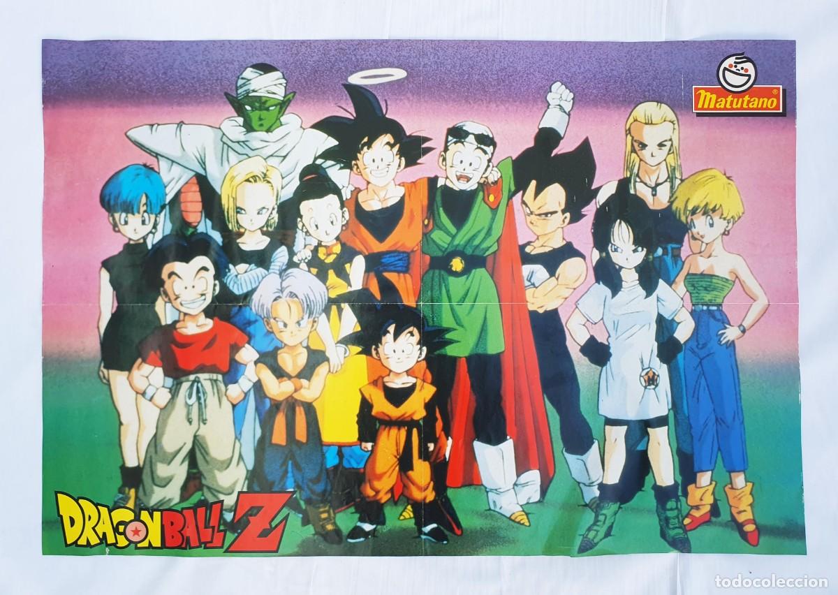 Colecionismo: P&oacute;ster Vintage Original ~ &rdquo; DRAGON BALL Z &rdquo; ~ da Matutano ~ 1997