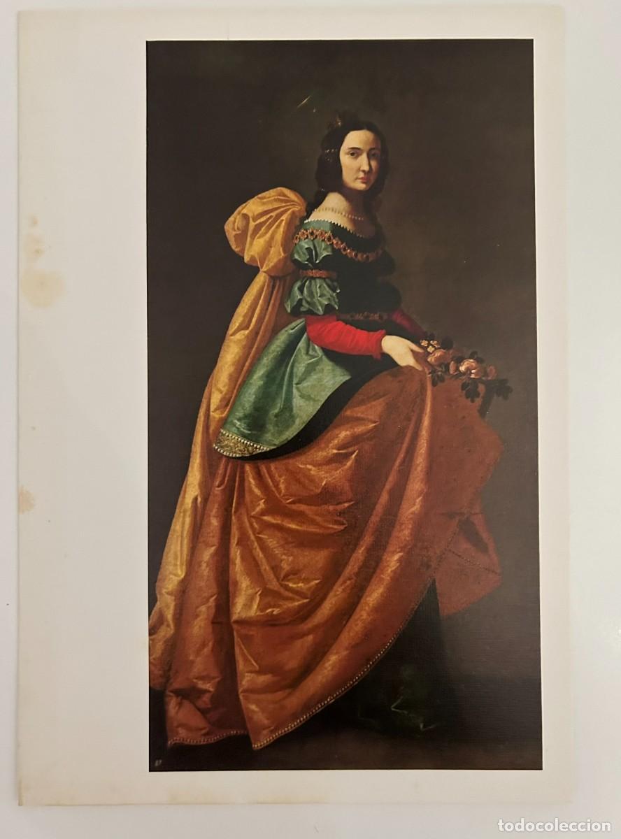 Collezionismo: SANTA CASILDA &ndash; ZURBAR&Aacute;N &ndash; PINACOTECAS ESPA&Ntilde;OLAS MUSEO DEL PRADO &ndash; L&Aacute;MINA HOSBON 1968