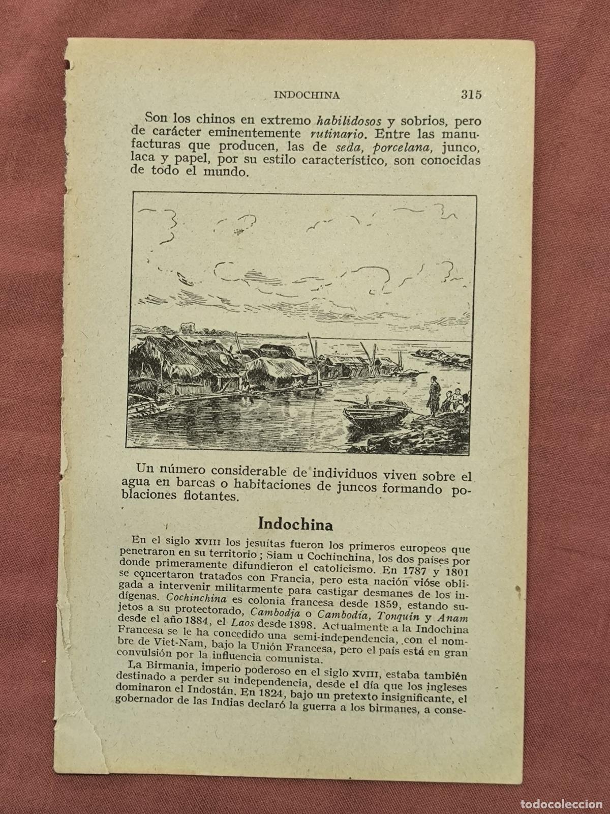 Coleccionismo: Grabado / L&aacute;mina Antigua INDOCHINA Coleccionismo