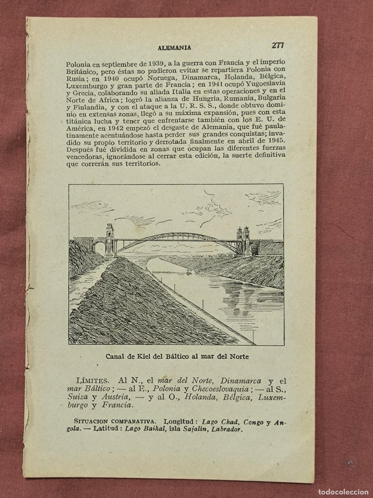 Sammelleidenschaft Papier: Grabado / L&aacute;mina Antigua CANAL B&Aacute;LTICO MAR DEL NORTE Coleccionismo