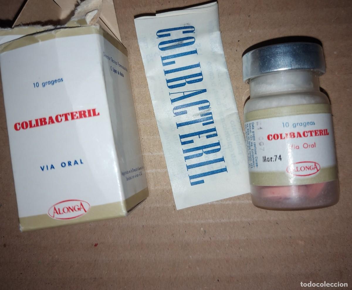 Collectionnisme: COLIBACTERIL, ANTIGUO MEDICAMENTO DE FARMACIA, CLORANFENICOL