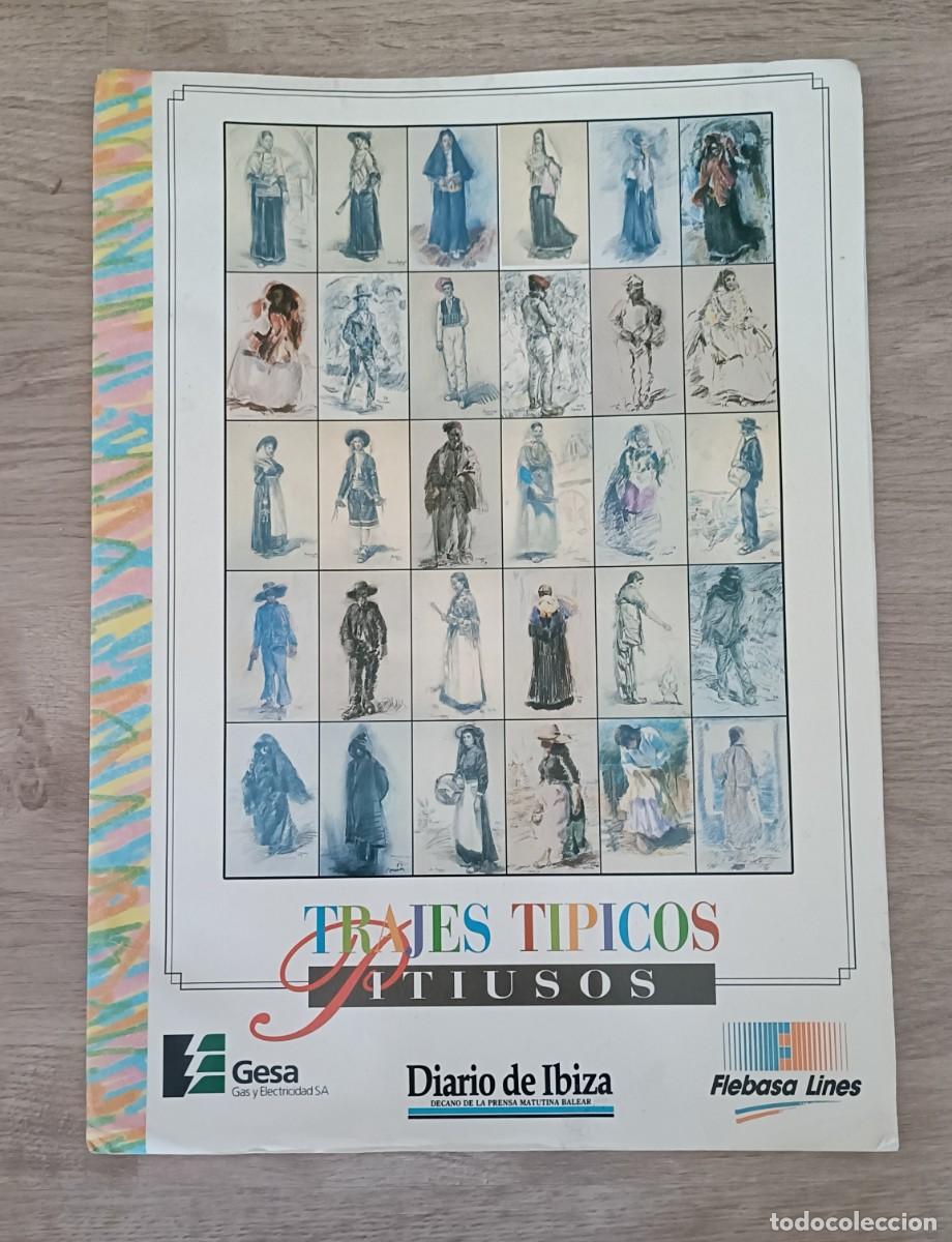 Collezionismo: Carpeta Completa TRAJES T&Iacute;PICOS PITIUSOS, Diario de Ibiza 1992, Vestidos Regionales, Formentera