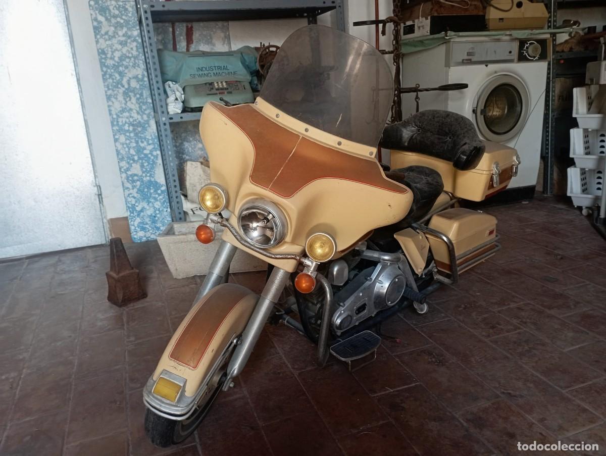 Coleccionismo: Replica peque&ntilde;a Harley Davidson Electra - Foto 2