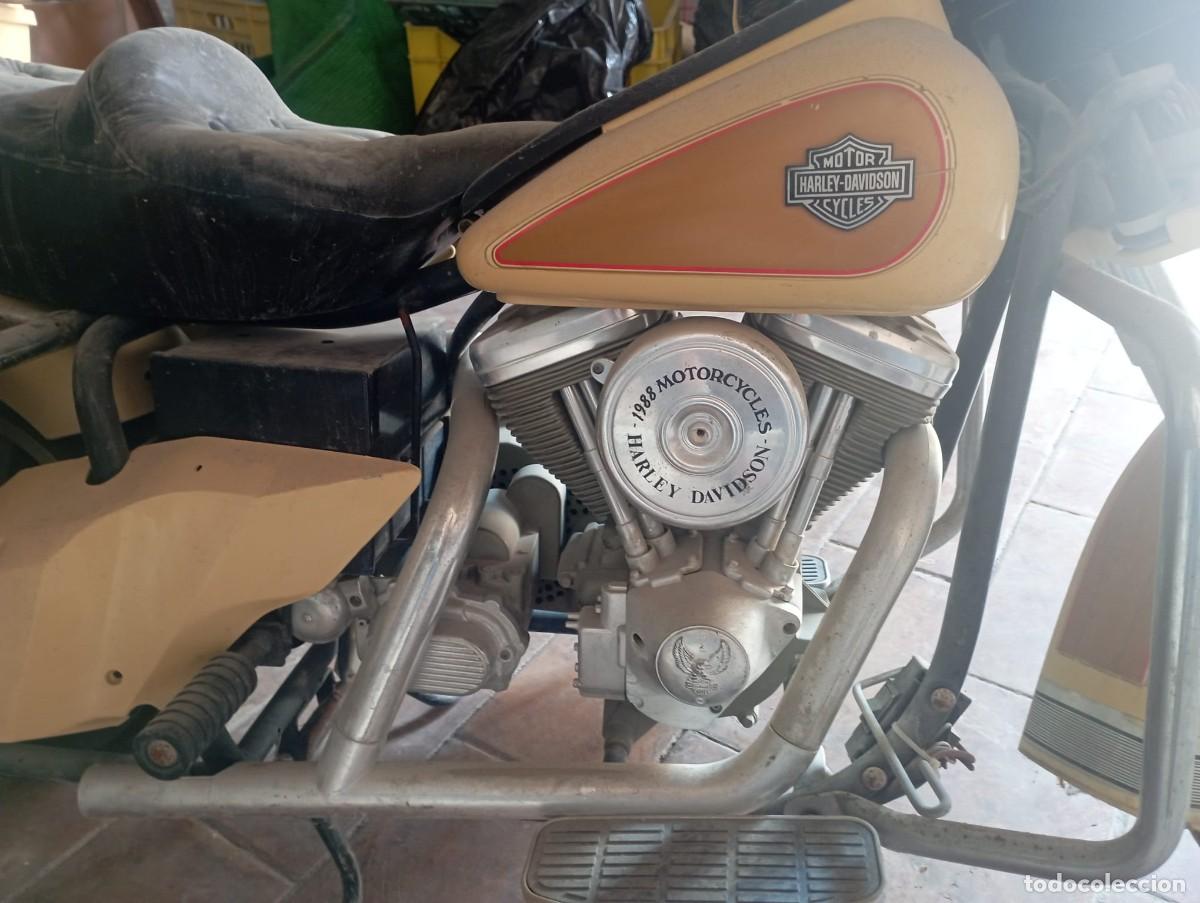 Coleccionismo: Replica peque&ntilde;a Harley Davidson Electra - Foto 4
