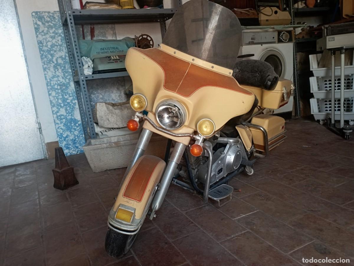 Coleccionismo: Replica peque&ntilde;a Harley Davidson Electra - Foto 9