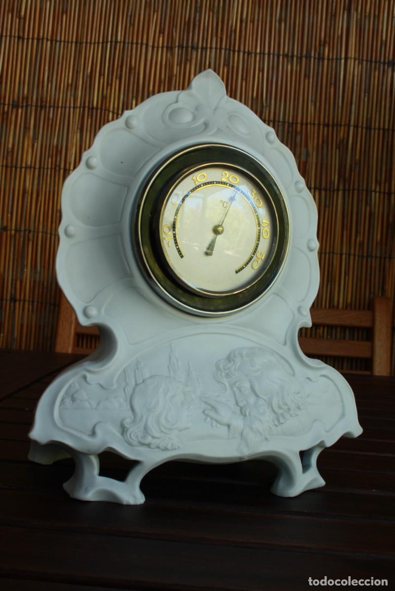 Collectionnisme: Term&oacute;metro de mesa de porcelana &rdquo;Corona&rdquo; a&ntilde;os 10-20 del siglo XX