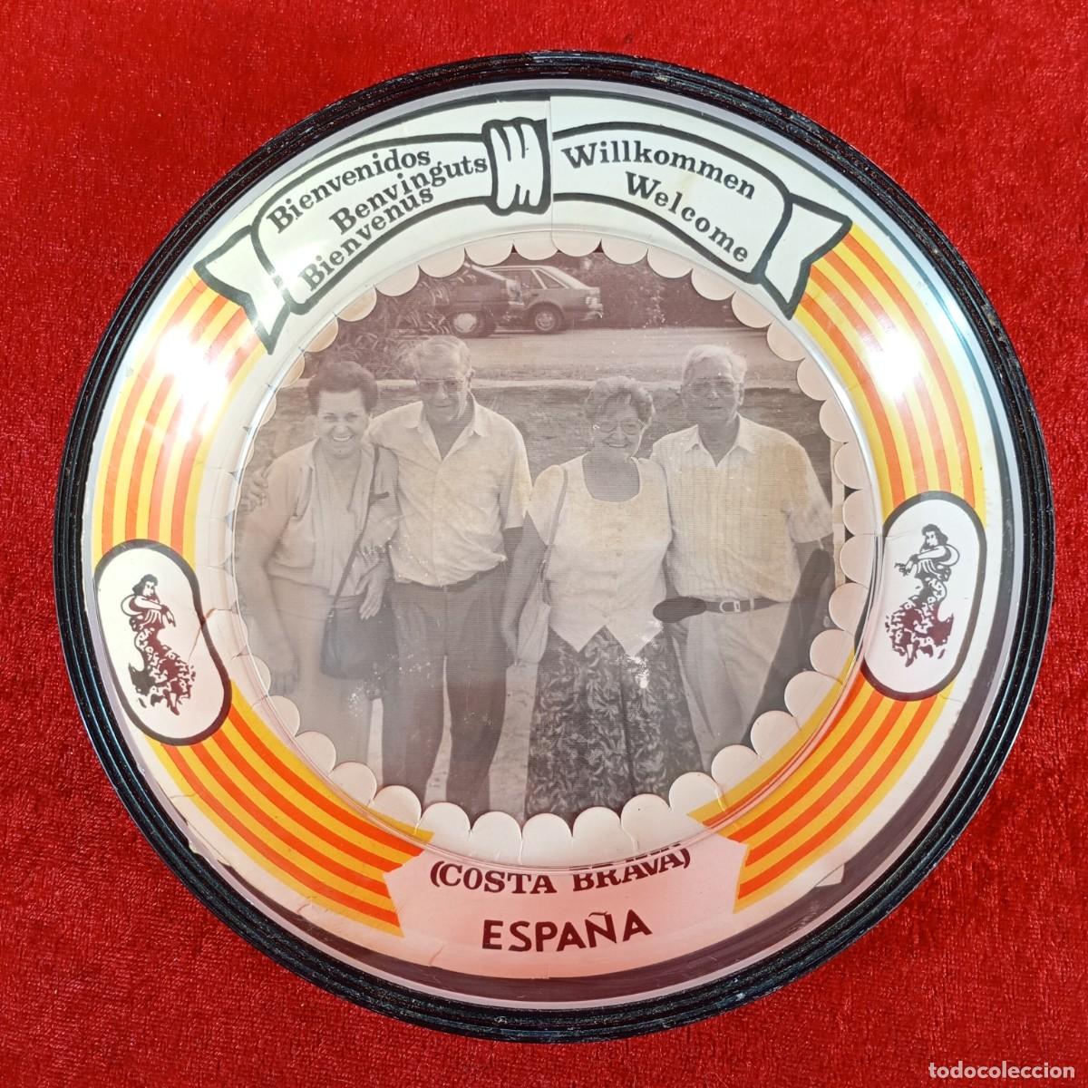 Colecionismo: PLATO - BIENVENIDOS, BENVINGUTS, WELCOME - COSTA BRAVA - ESPA&Ntilde;A - 18 CM