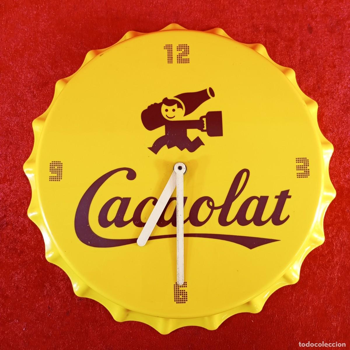 Collectionnisme: RELOJ PUBLICITARIO - CACAOLAT - GRANDE - 30 CM - SE DESCONOCE FUNCIONAMIENTO