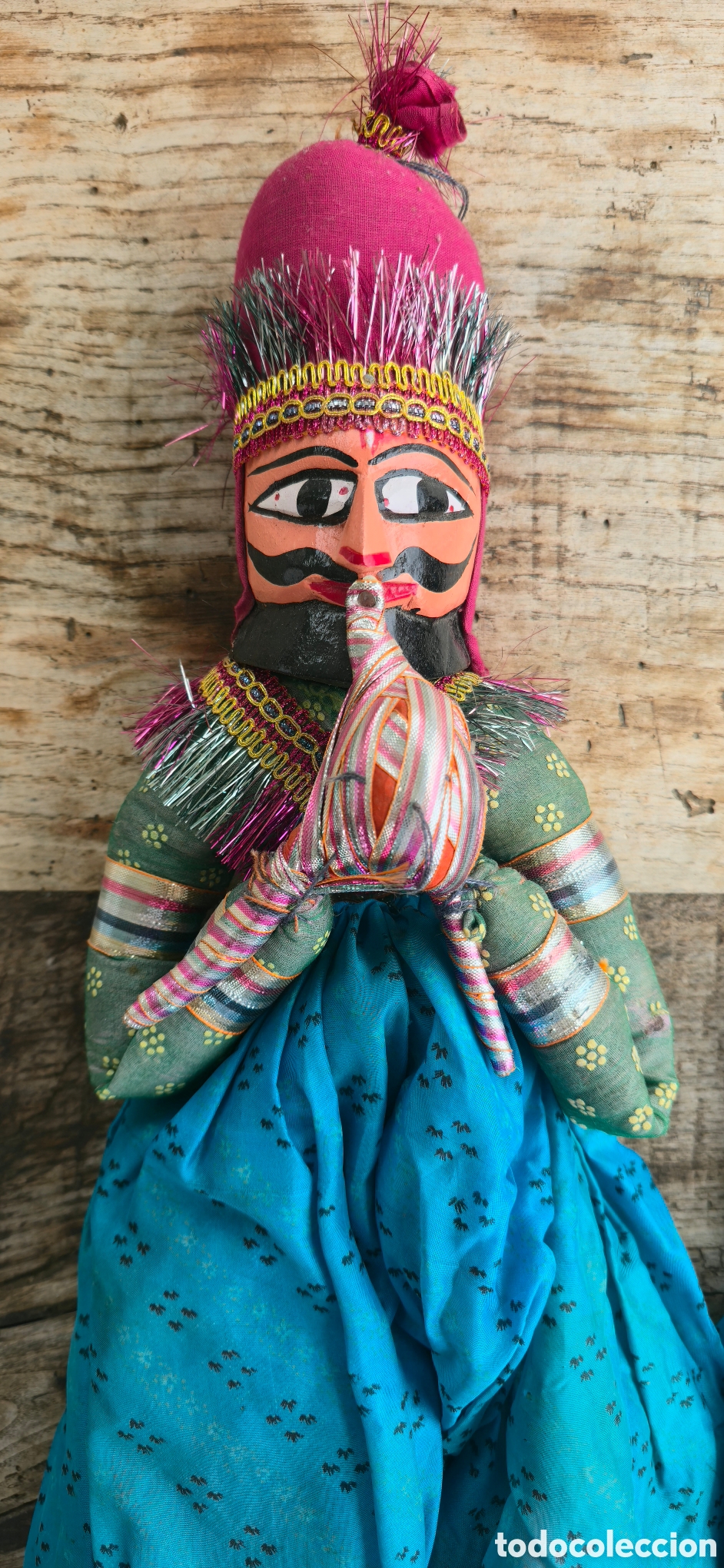 Coleccionismo: Kathputli mu&ntilde;ecos artesanales - Foto 4