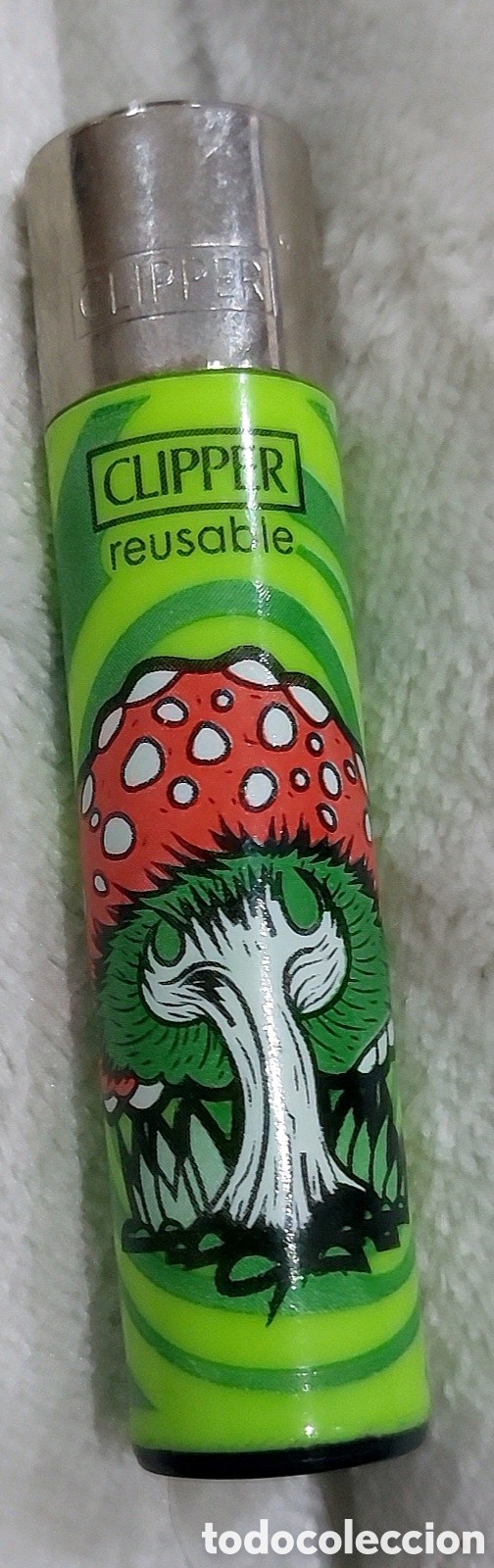 Coleccionismo: Mechero Clipper MAGIC MUSHROOM N⁰1 - Foto 1
