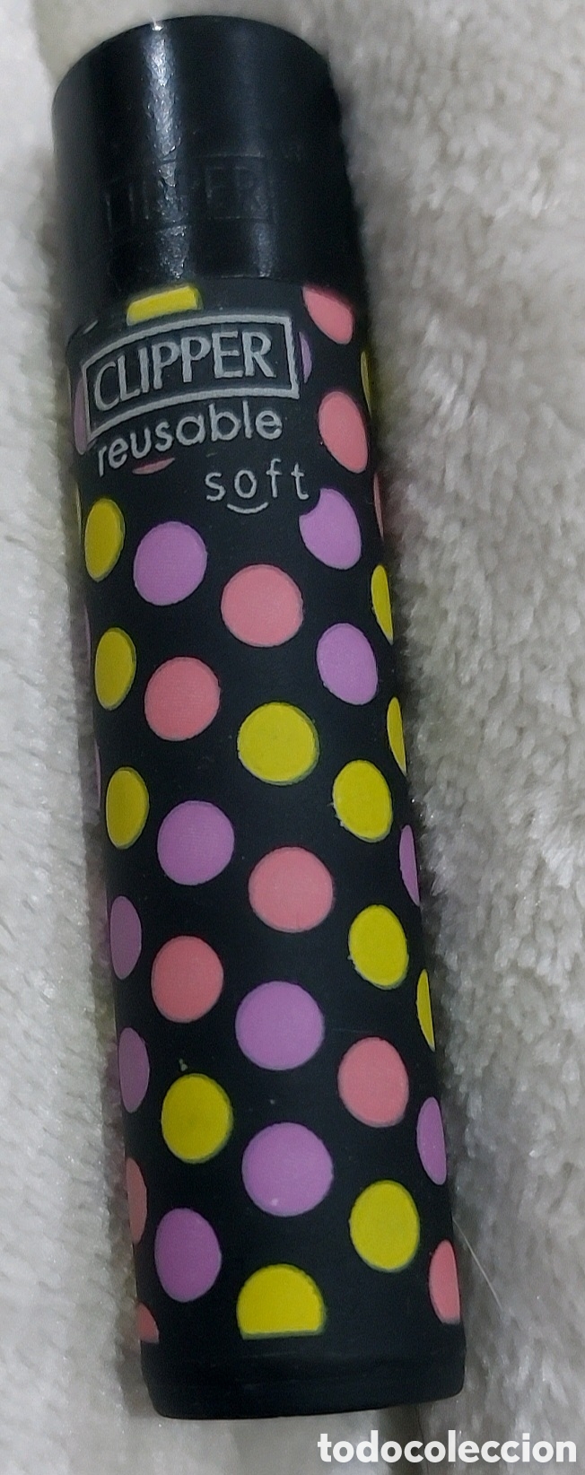 Collectionnisme: Mechero Clipper TACTO SUAVE, LUNARES