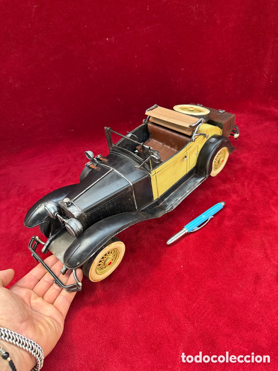 Colecionismo: Preciosa y gran maqueta metalica,vehiculo de epoca!