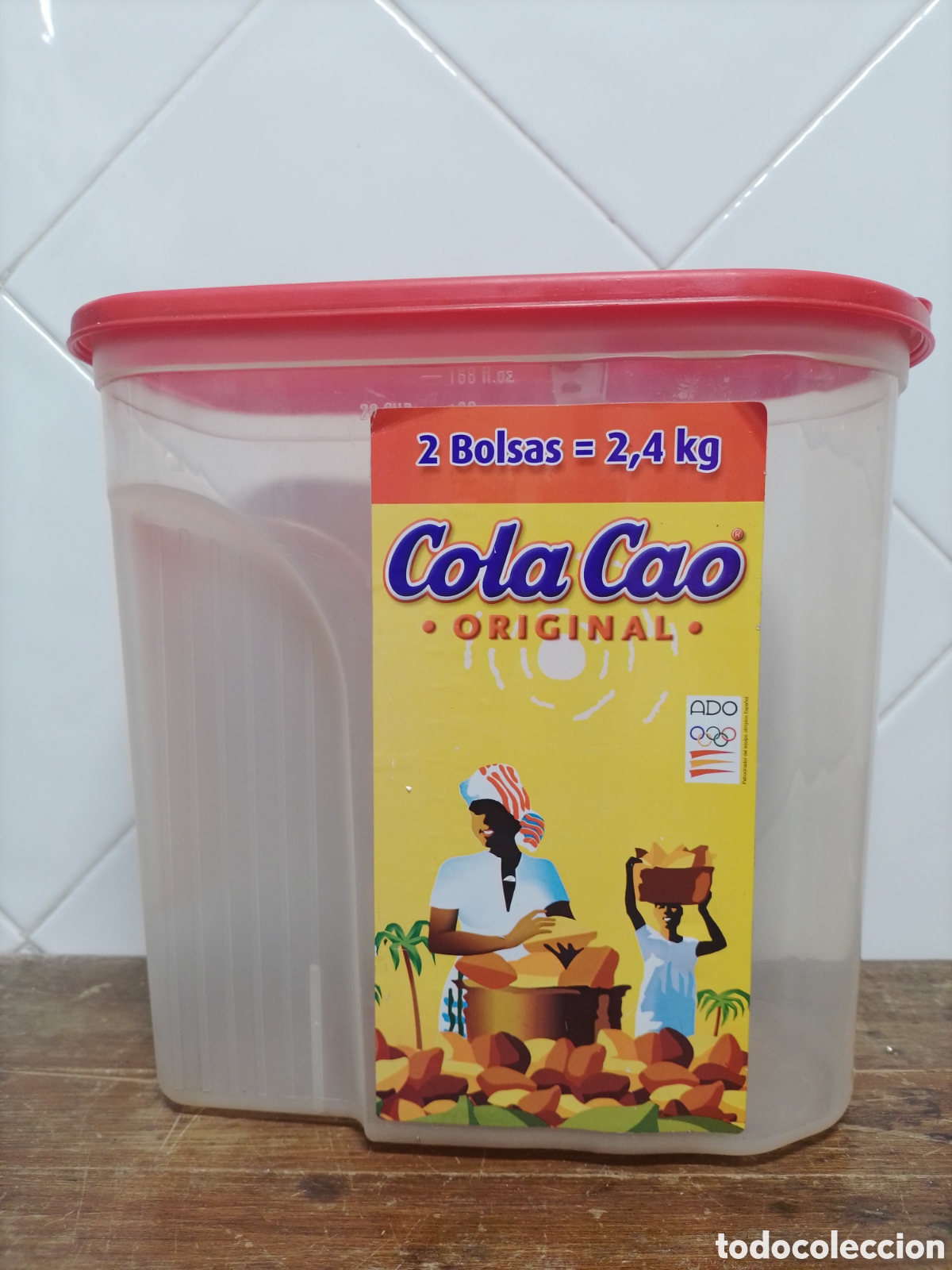 Coleccionismo: Jarra o envase Cola cao. - Foto 3