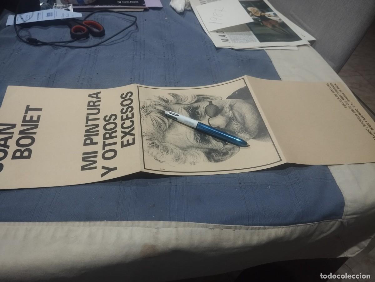Coleccionismo: JOAN BONET, MI PINTURA Y OTROS EXCESOS / ESCUELA DE PINTURA J. TORRENS LLADO BIOGRAFIA 1982 MALLORCA