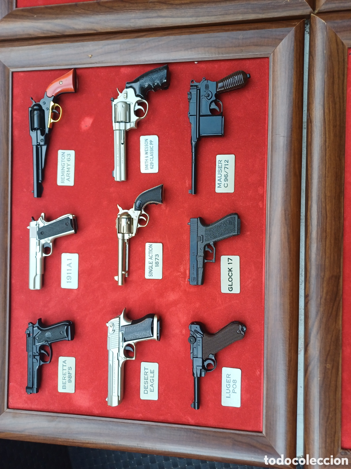 Coleccionismo: Coleccion pistolas en marco - Foto 3