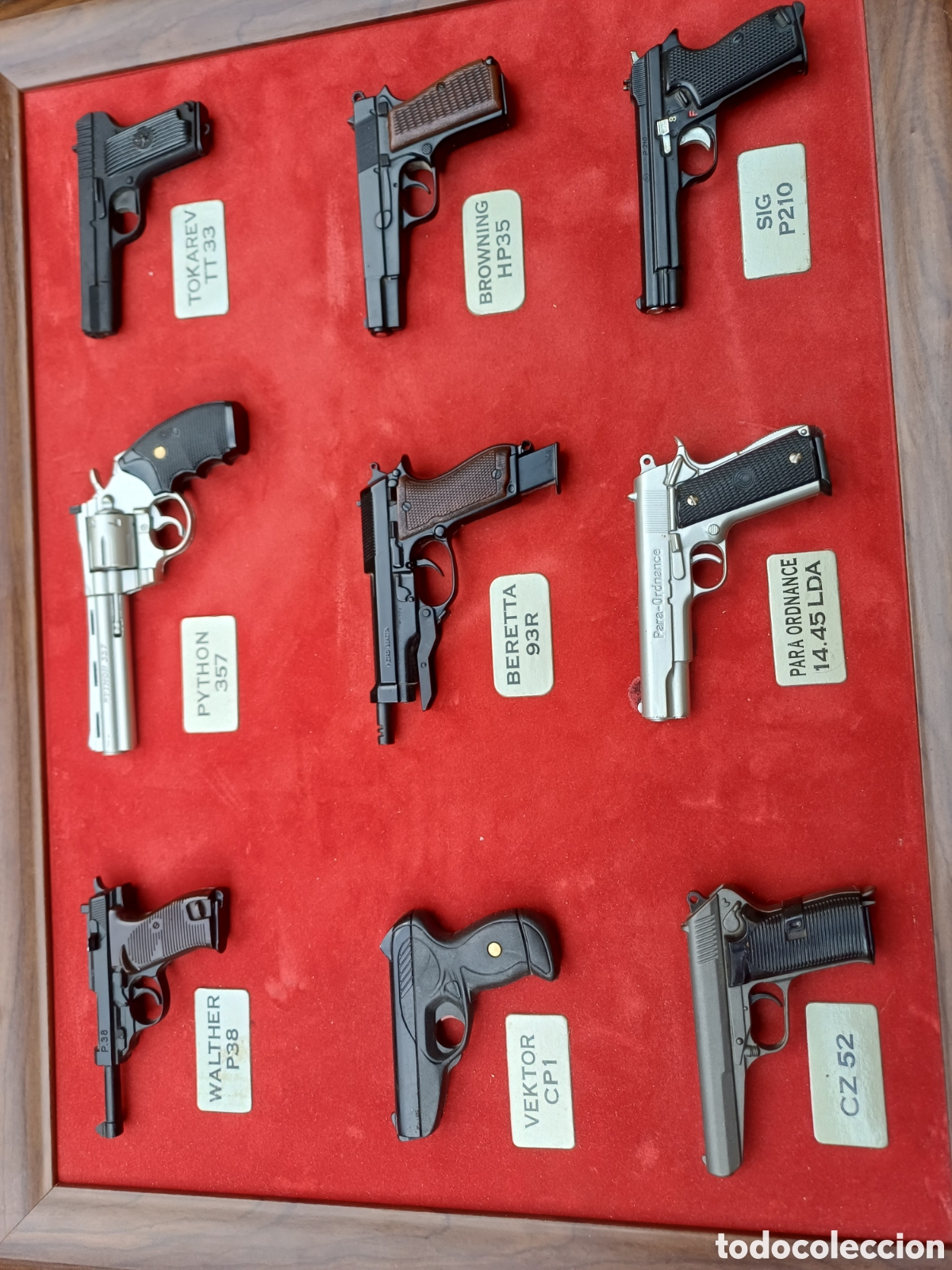 Coleccionismo: Coleccion pistolas en marco - Foto 5