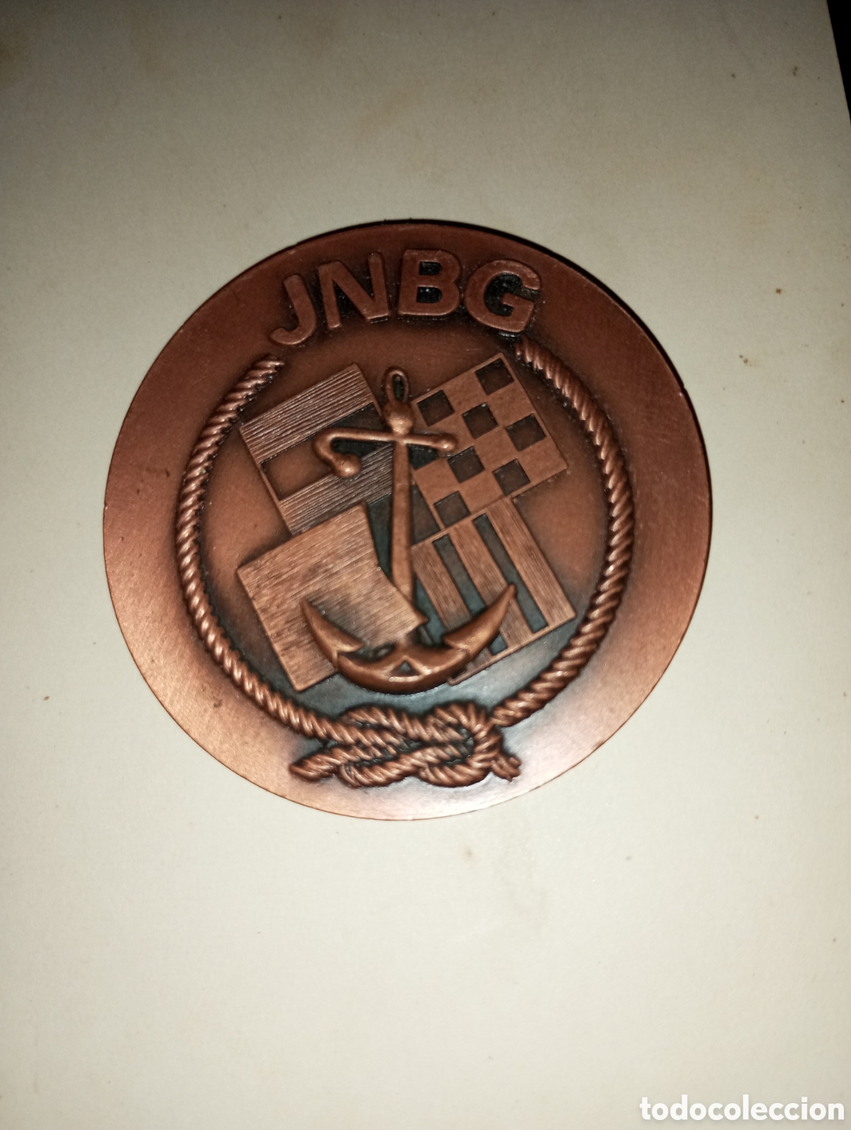Coleccionismo: Medalla En bronce III juegos n&aacute;uticos bah&iacute;a gaditana C&aacute;diz 1977