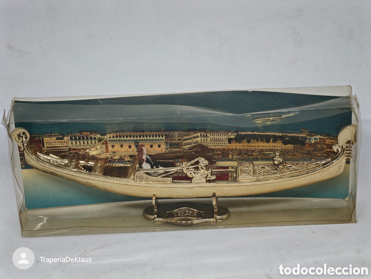 Collecting: Figura Souvenir de G&oacute;ndola de Venecia en estuche - CAR122