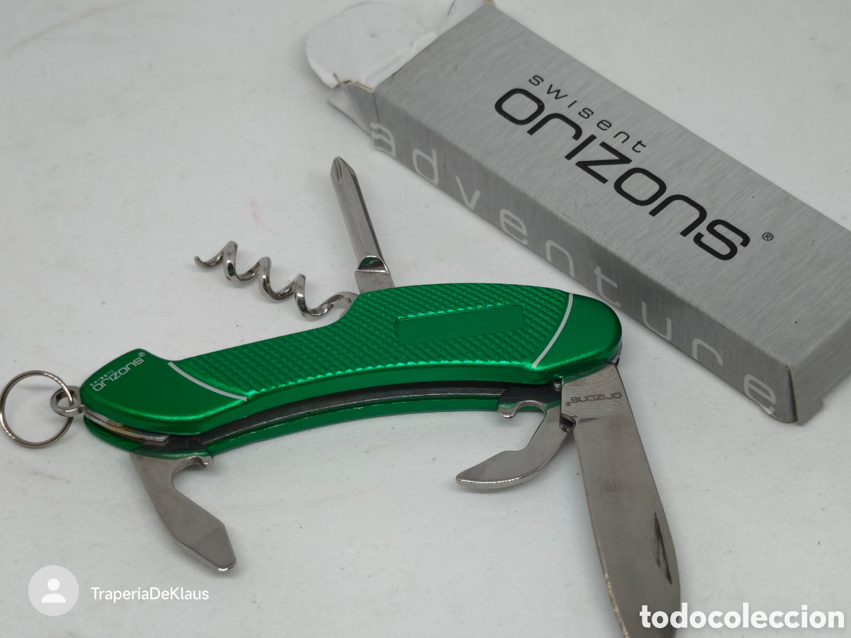 Collecting: Navaja multiusos &rdquo;Swisent Orizons Adventure&rdquo; (Verde met&aacute;lico) - CAR122