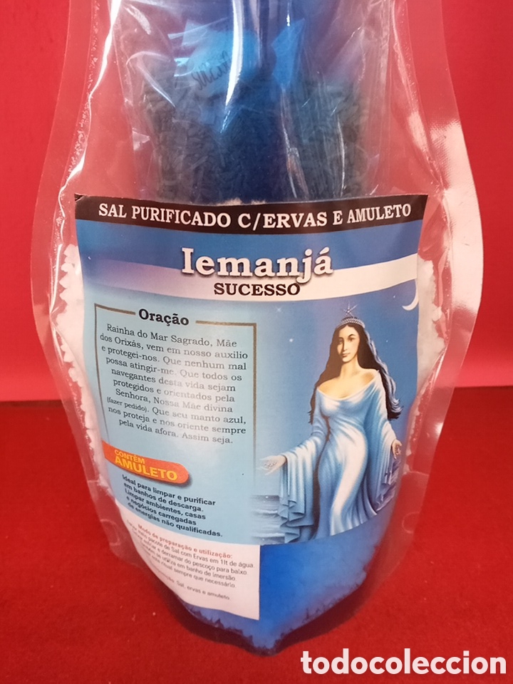 Collezionismo: YEMANYA SALES PURIFICADORAS CON HIERBAS Y AMULETO.