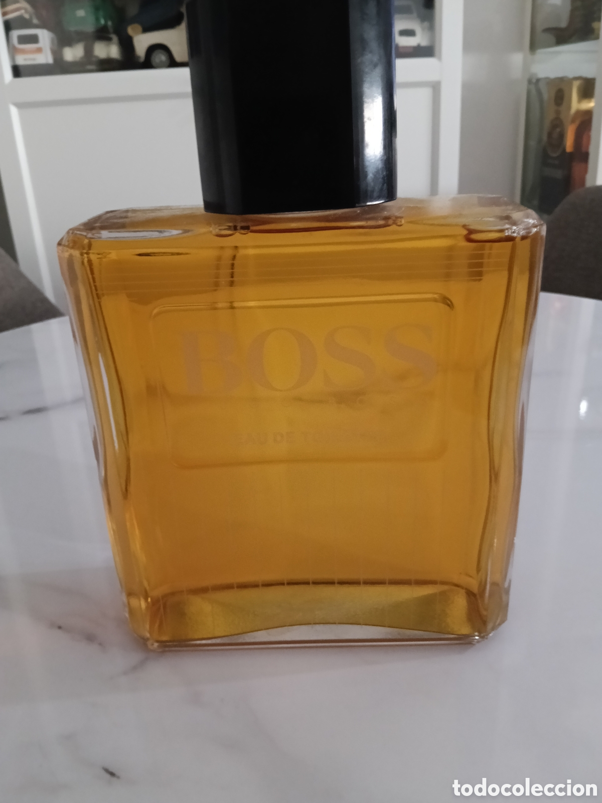 Colecionismo: BOTELLA GRADE DE COLONIA BOSS DE DECORACI&Oacute;N