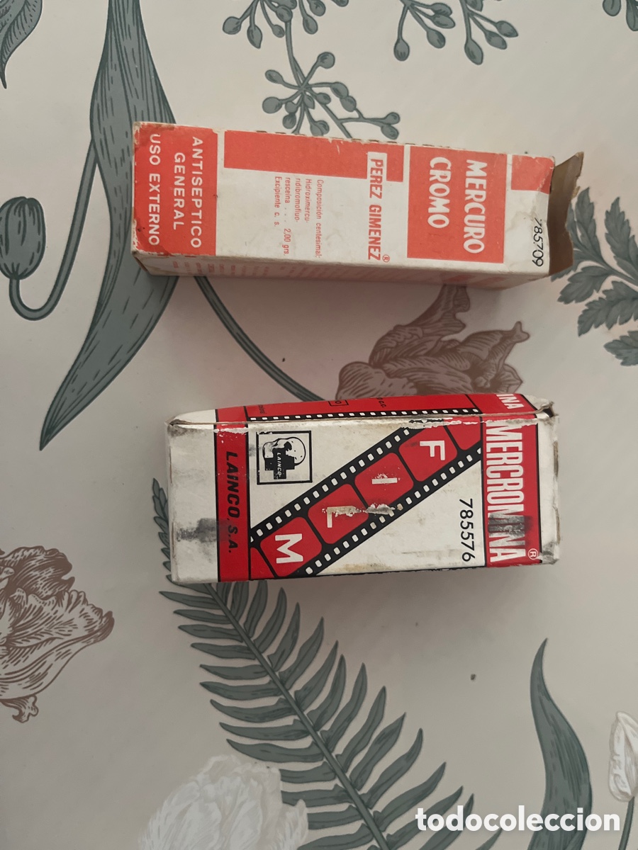 Coleccionismo: Mercromina caja peque&ntilde;a