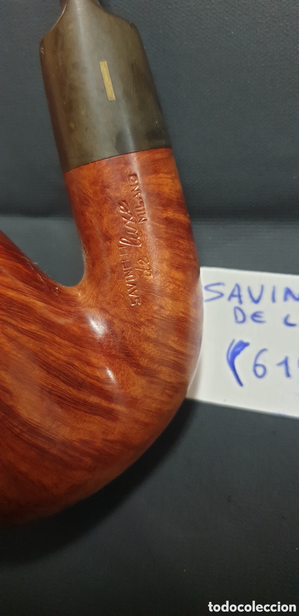 Coleccionismo: Pipa SAVINELLI DE LUXE 614 - Foto 2