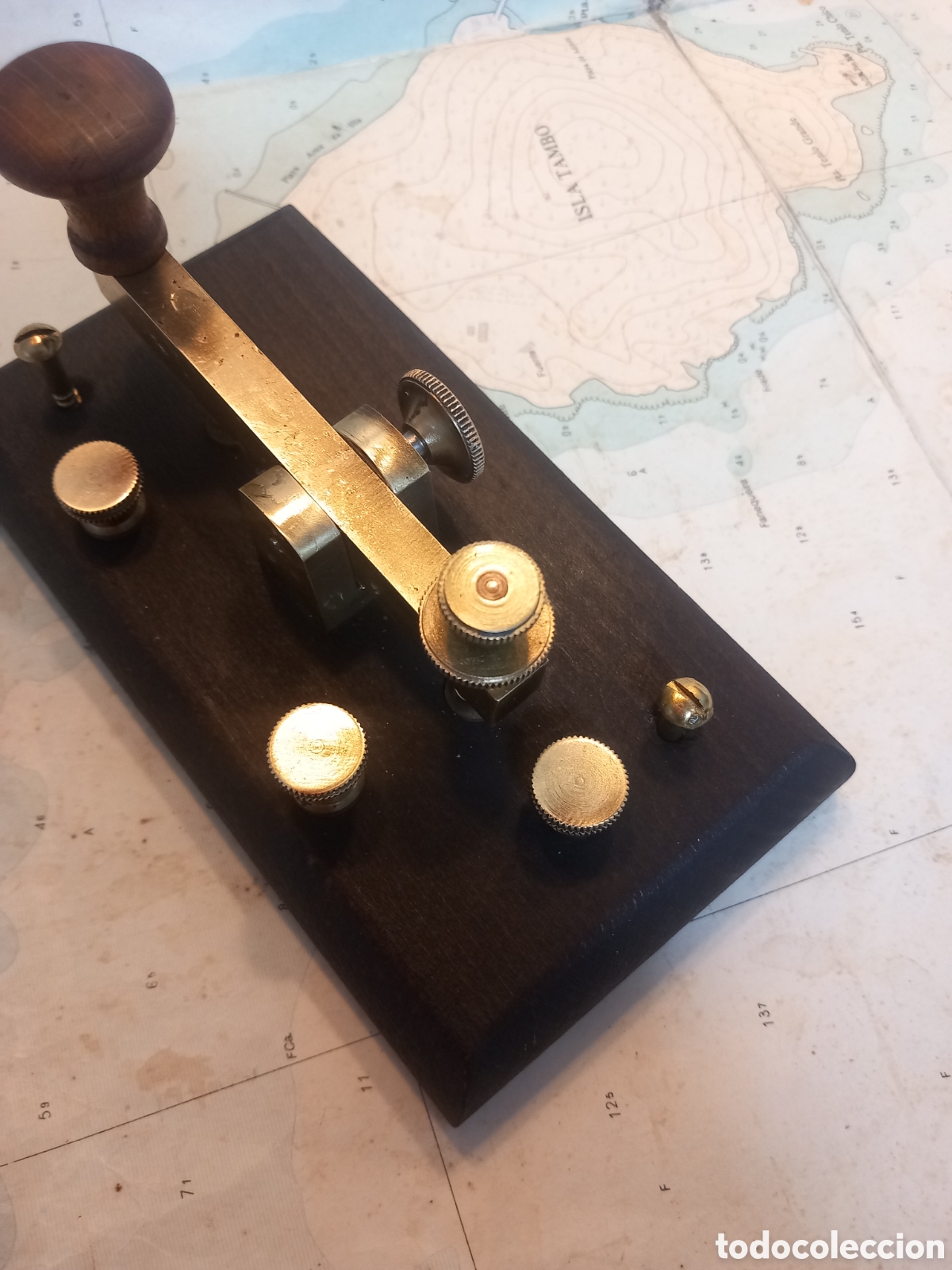 Coleccionismo: Morse telegrafia de barco - Foto 4