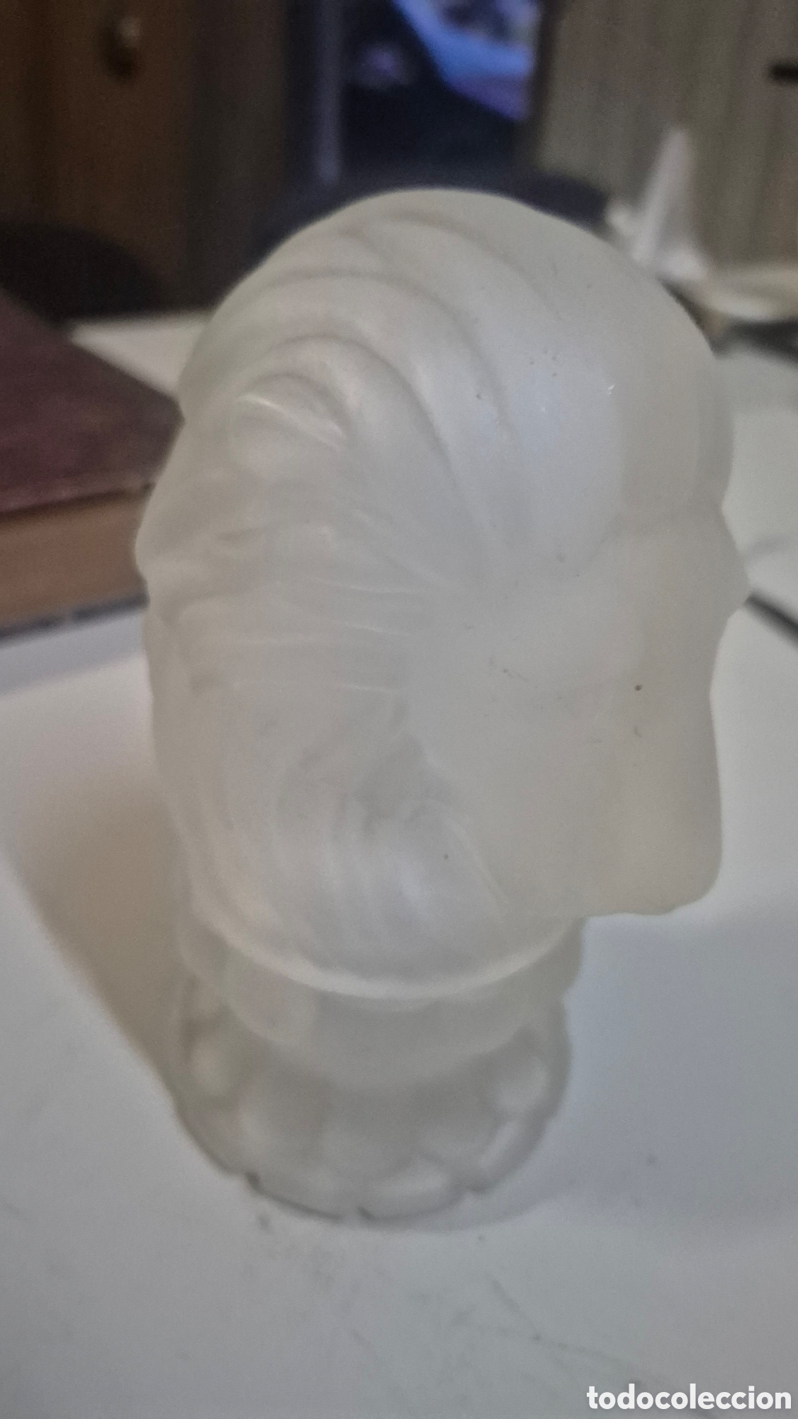 Coleccionismo: Encendedor de cristal con forma de Le&oacute;n - Foto 1