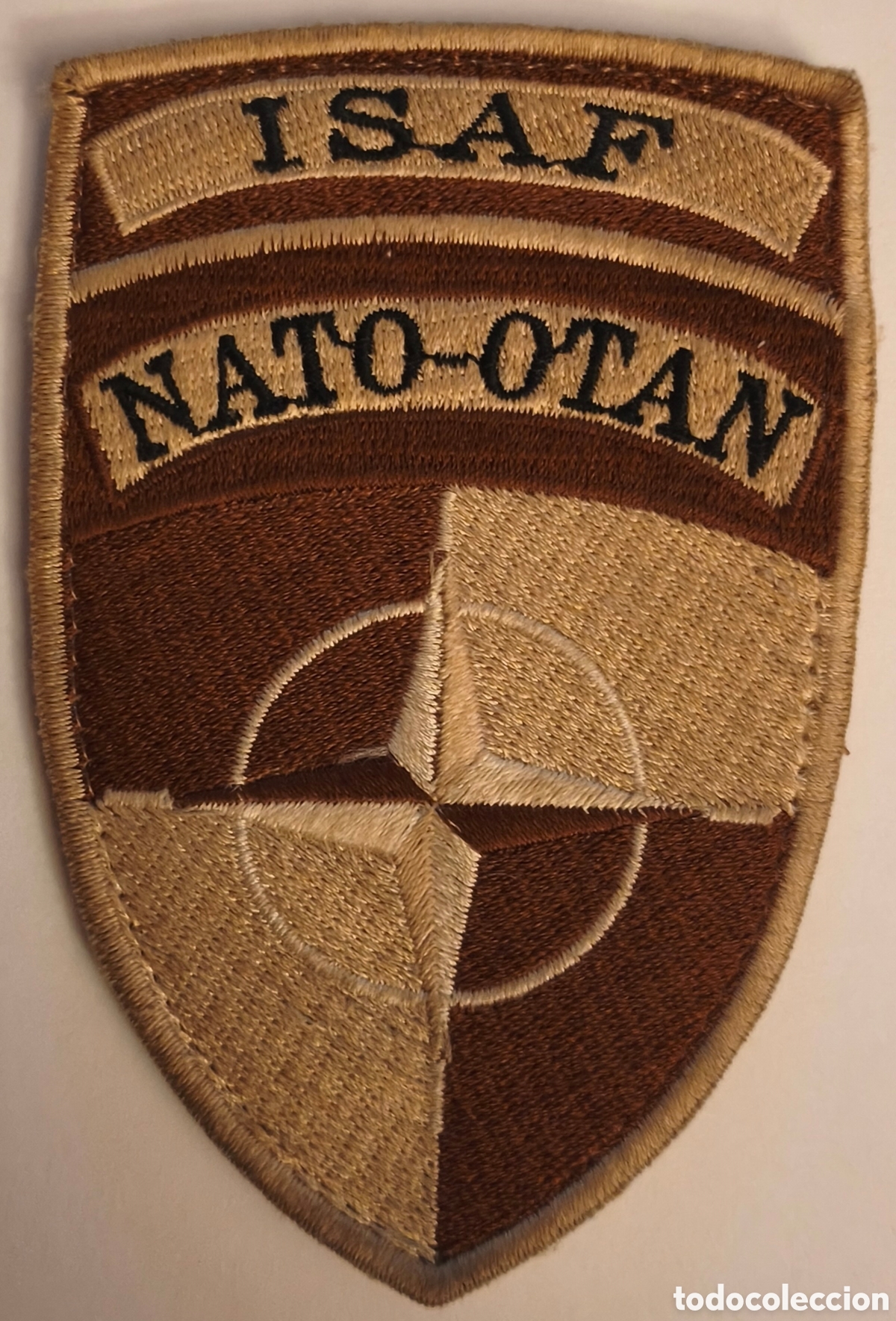 Collectionnisme: PARCHE EMBLEMA DE &Eacute;POCA EN &Aacute;RIDO BORDADO CON VELCRO NATO-OTAN