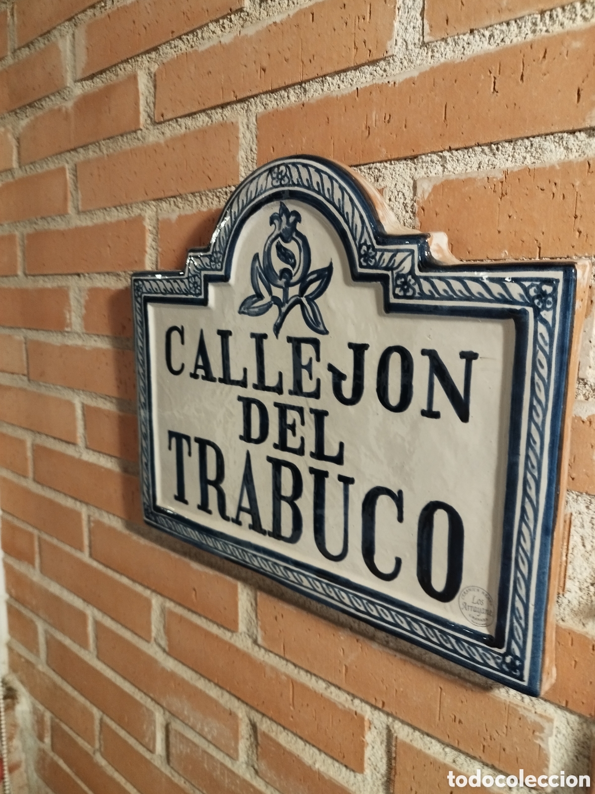 Coleccionismo: Placa cer&aacute;mica granadina