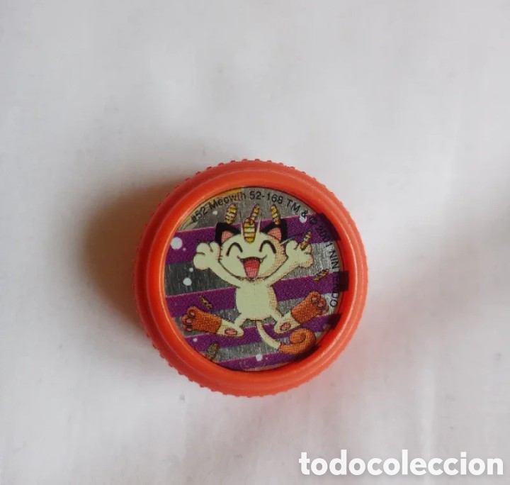 Collezionismo: Cromo Tap&oacute;n Pok&eacute;mon - Pepsi - Meowth#52