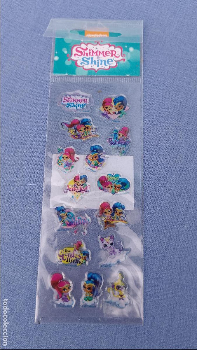 Collezionismo: Blister nuevo de pegatinas Shimmer & Shine