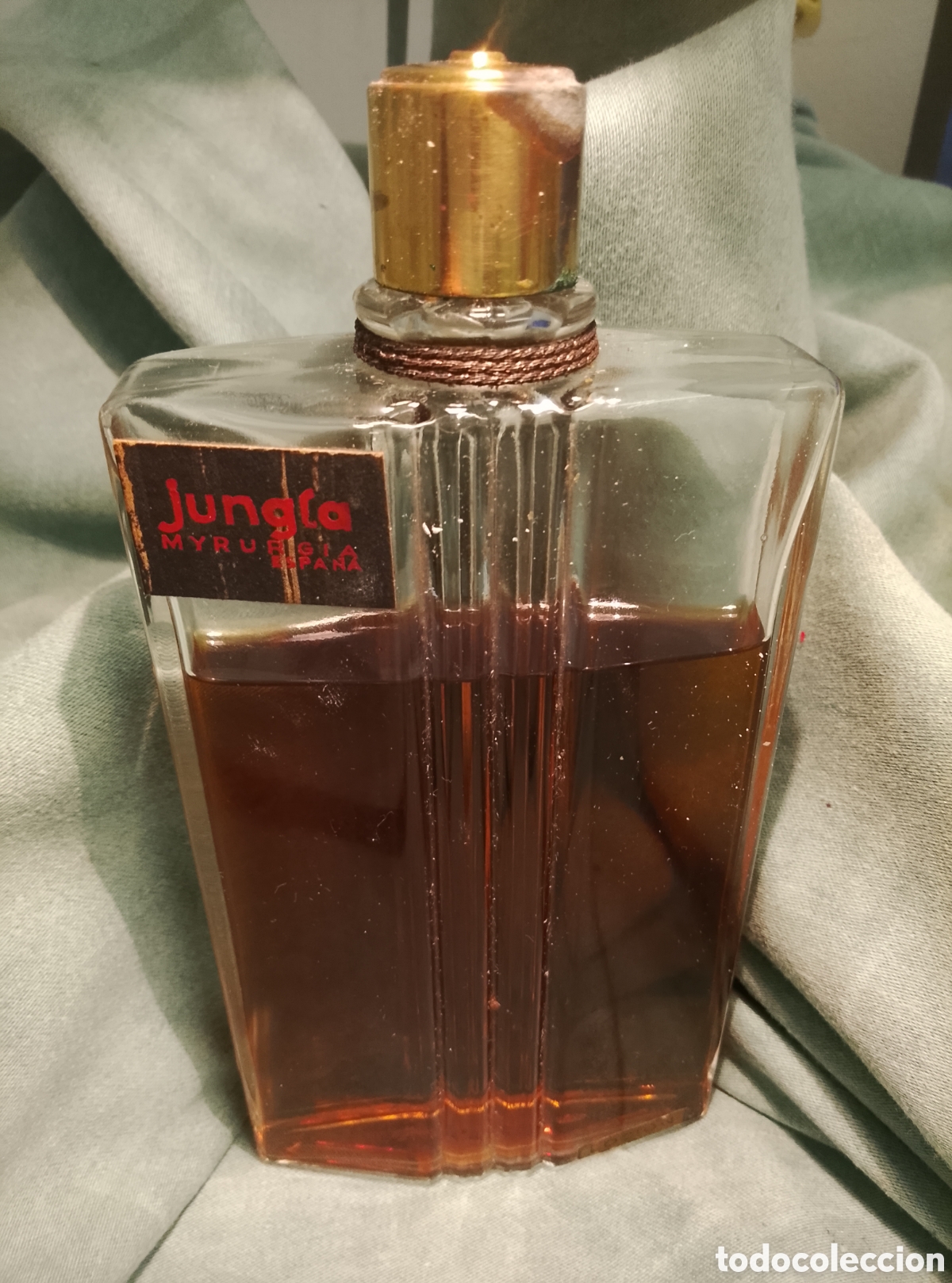 Collectionnisme: Vintage Jungla Myrurgia Perfume Bottle 1930s Art Deco Numbered
