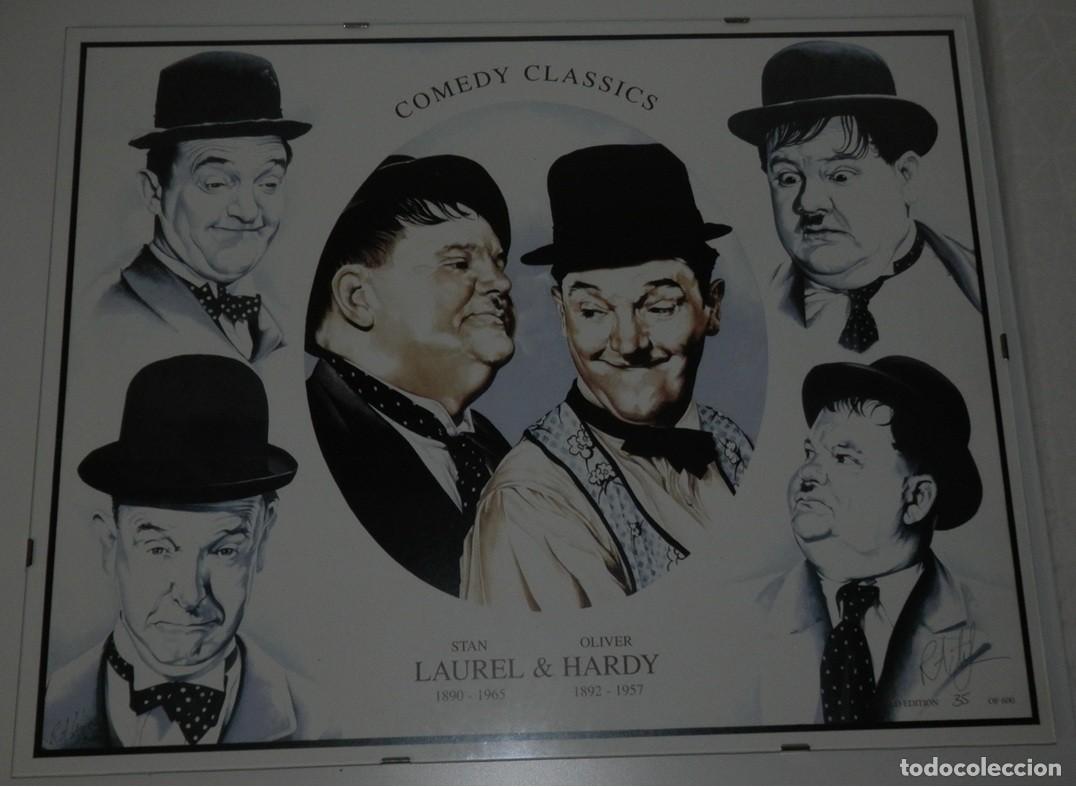 Coleccionismo: LAMINA EDICI&Oacute;N LIMITADA DEL GORDO Y EL FLACO - LAUREL & HARDY