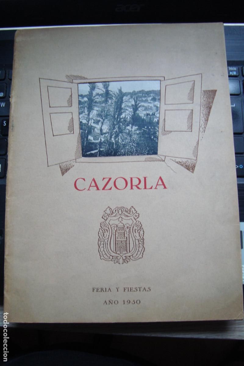 Collecting paper: ANTIGUO PROGRAMA FERIA Y FIESTAS CAZORLA 1950. DIBUJOS E.GONZALEZ Y L. CANO HIJO.