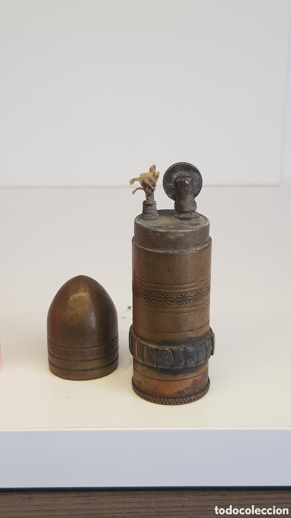 Sammeln: Mechero / Encendedor Militar WWI Trinchera Artesanal