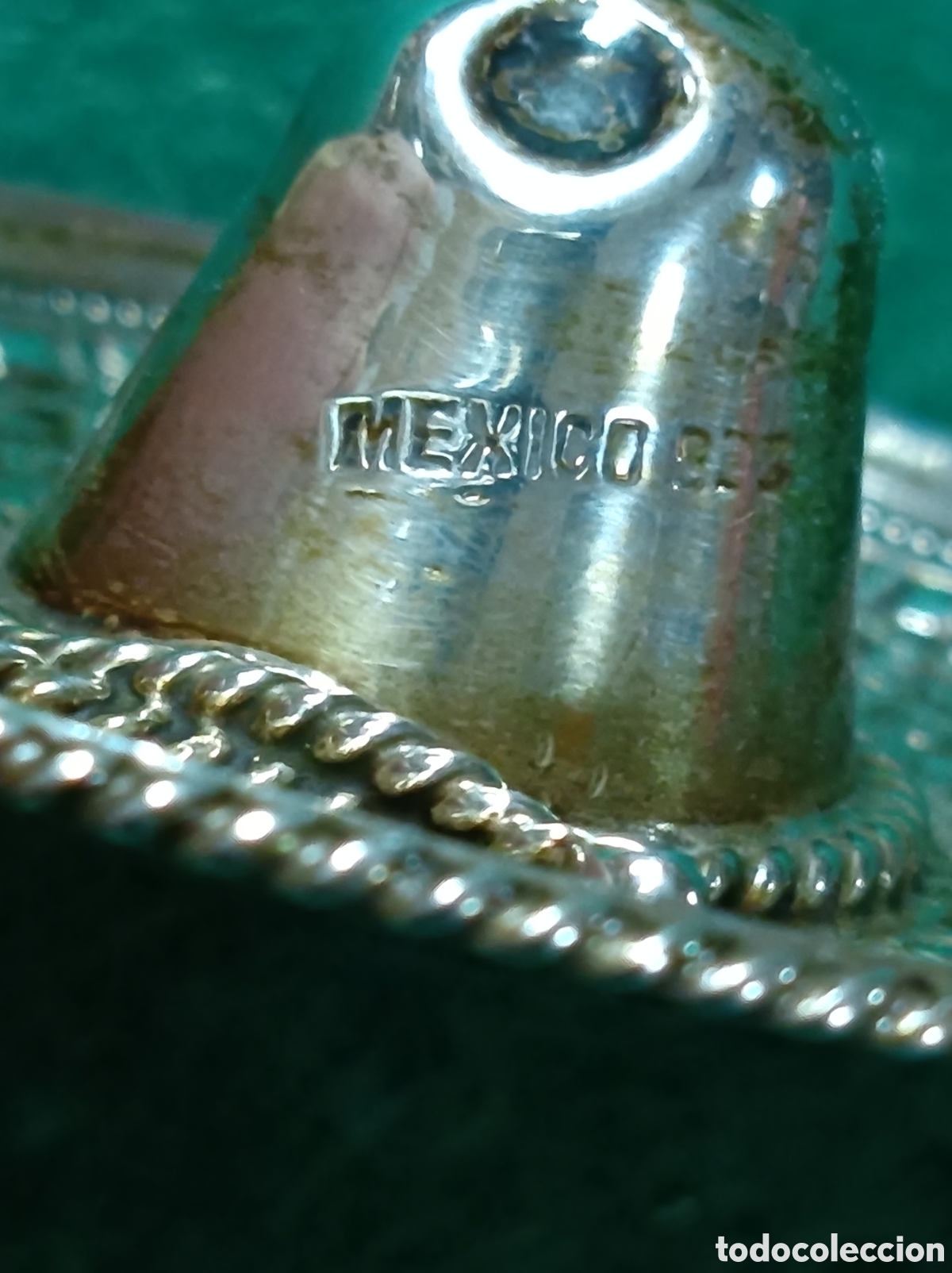 Coleccionismo: Sombrero mexicano mini, plata 925 - Foto 2