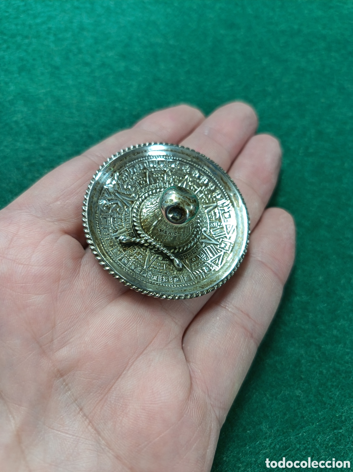 Coleccionismo: Sombrero mexicano mini, plata 925 - Foto 5