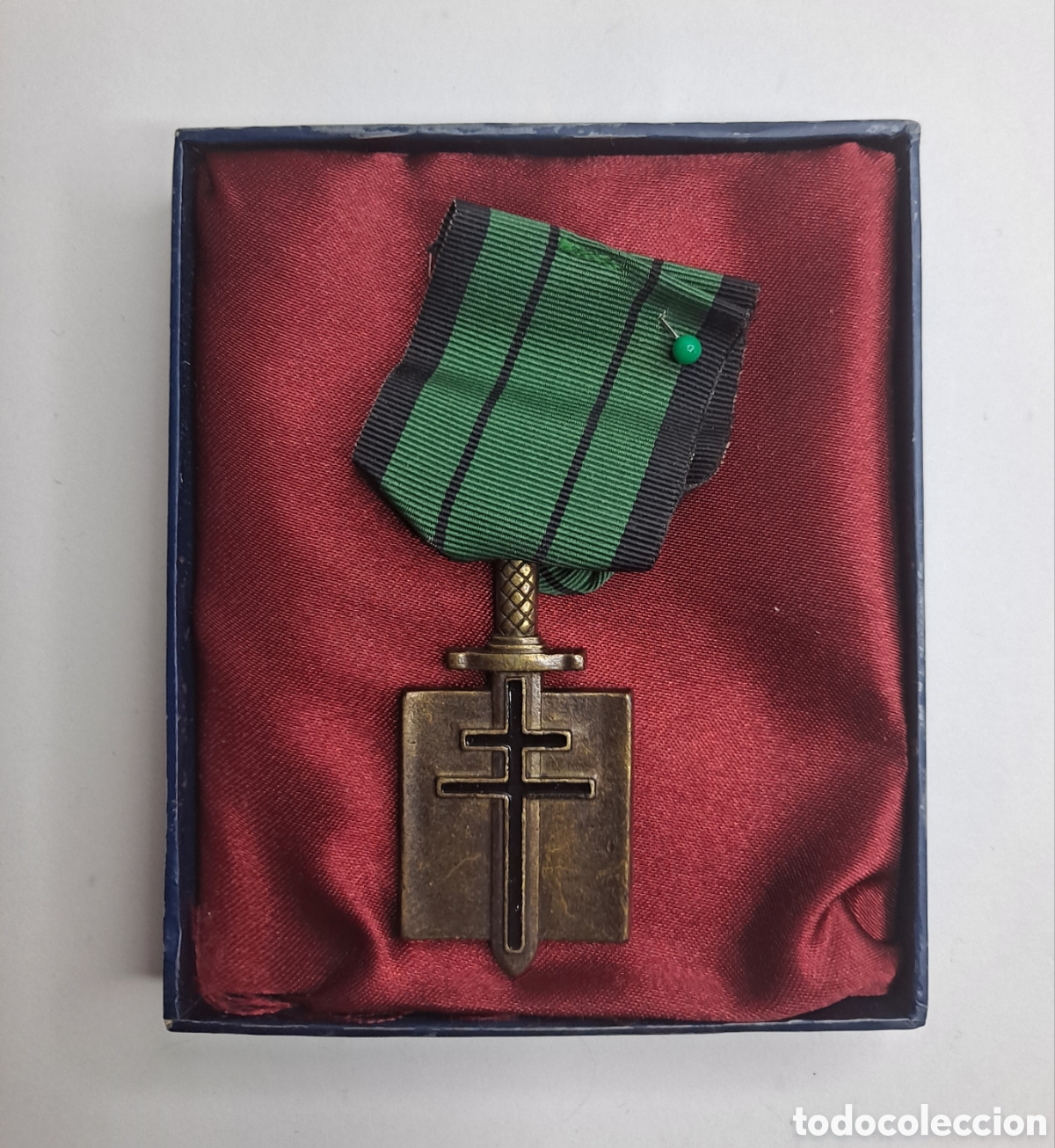 Sammeln: CRUZ ORDEN DE LA LIBERACI&Oacute;N. R&Eacute;PLICA. FRANCIA. II GUERRA MUNDIAL. 10 CM. NUEVA. MEDALLA CON ESTUCHE.