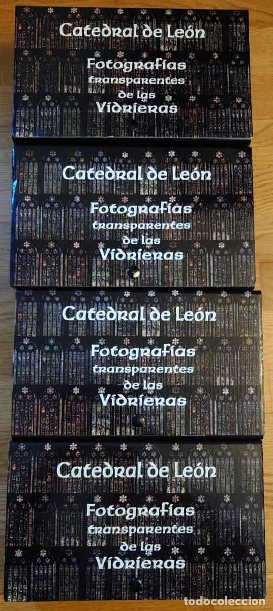 Coleccionismo: Reproducci&oacute;n en Acetato Vidrieras Catedral Le&oacute;n