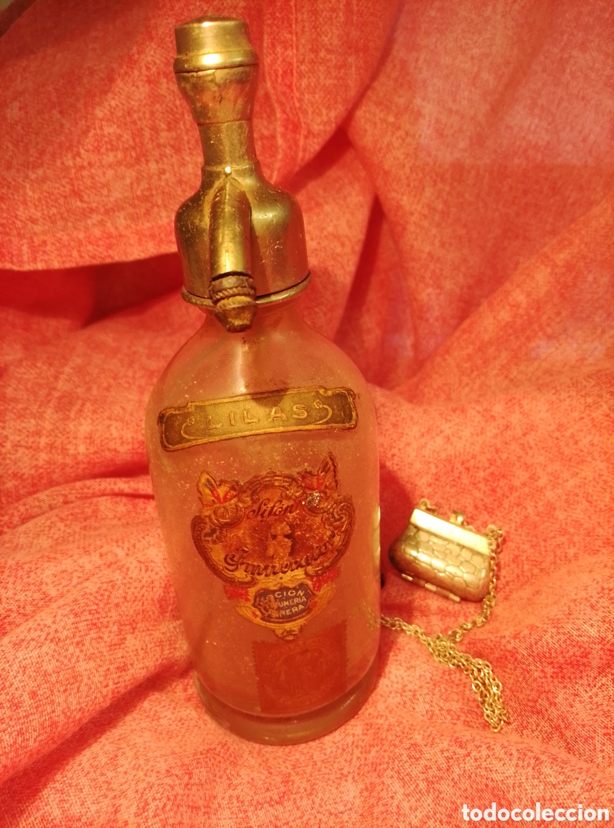 Coleccionismo: Frasco de Sif&oacute;n Imperator original de la m&iacute;tica casa Perfumer&iacute;a Parera (Badalona, Espa&ntilde;a)