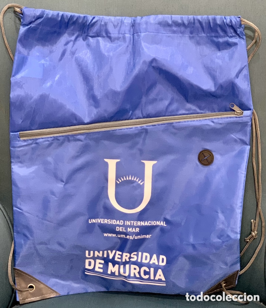 Coleccionismo: Bolsa / Mochila. Universidad Internacional del Mar. Universidad de Murcia.