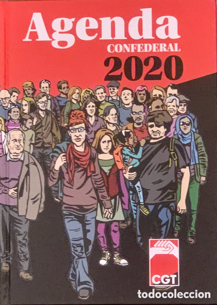 Coleccionismo: Agenda Confederal. CGT. Confederaci&oacute;n General del Trabajo. 2020.