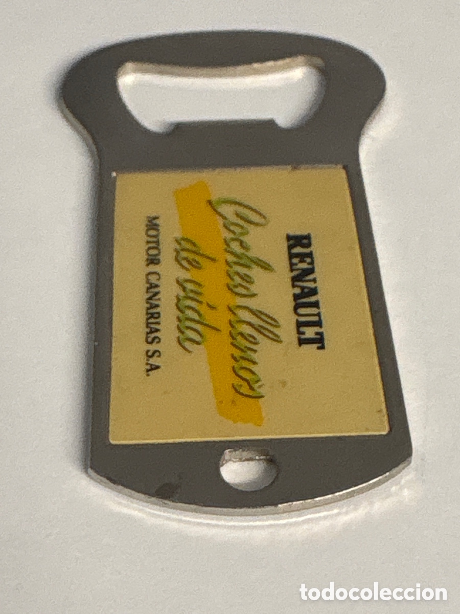 Coleccionismo: ABRIDOR DE BOTELLAS PUBLICIDAD RENAULT ( COCHE ) - Foto 5