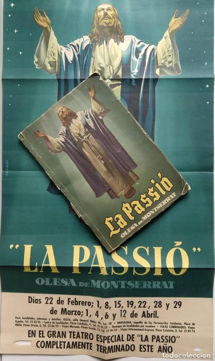 Coleccionismo: La Passi&oacute; Olesa de Montserrat - Llibret + Cartell