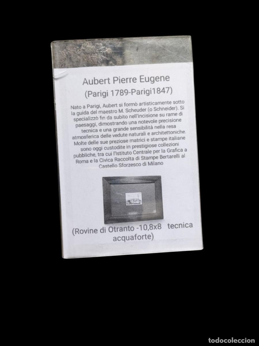 Coleccionismo: Incisione acquaforte Aubert Pierre Eugene - Foto 7