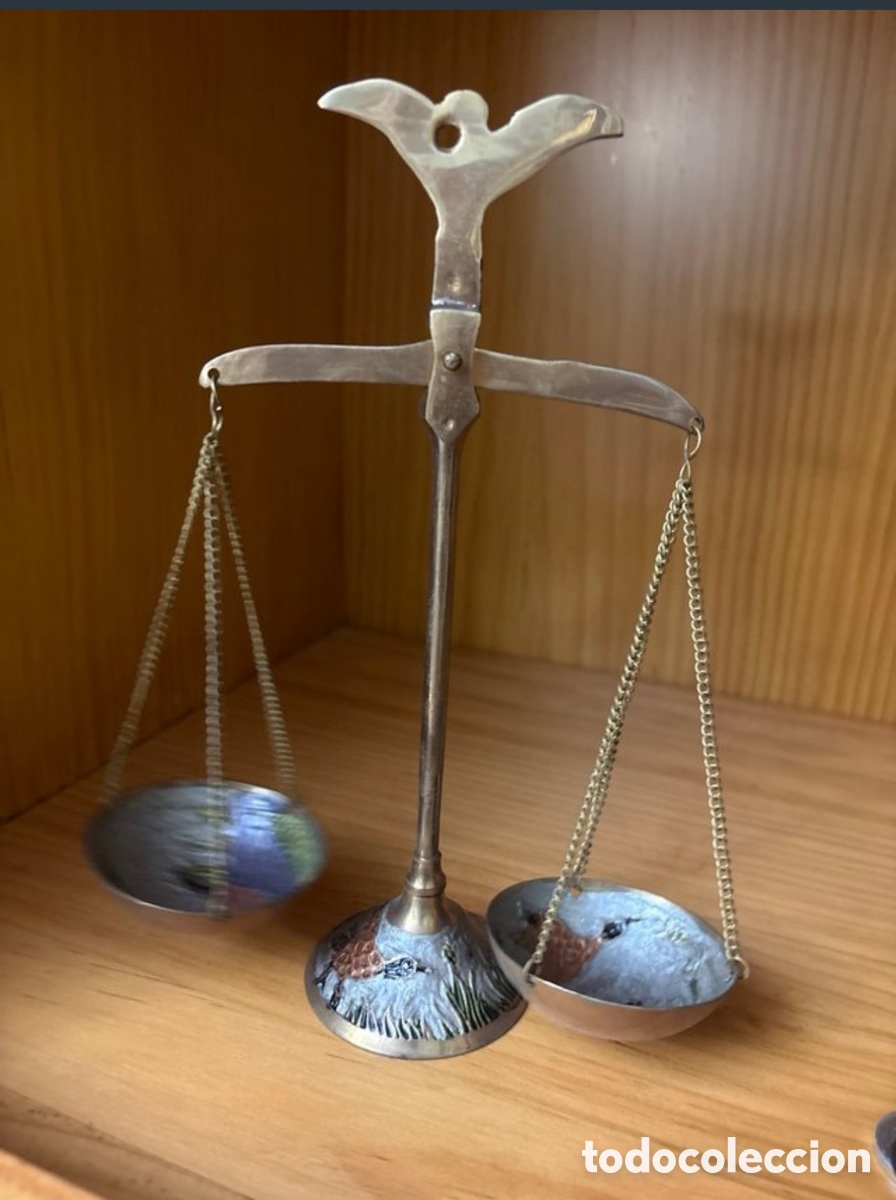 Coleccionismo: Balanza de la Justicia Vintage laton