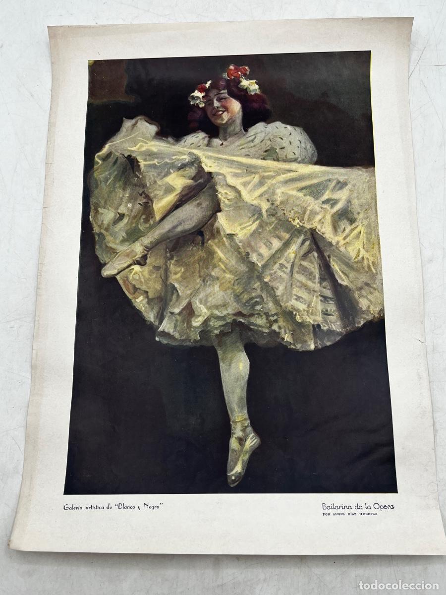Coleccionismo: L&Aacute;MINA. BAILARINA DE LA &Oacute;PERA. POR ANGEL D&Iacute;AZ HUERTA. GALER&Iacute;A ART&Iacute;STICA DE BLANCO Y NEGRO.